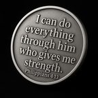 I can do everything through him | Billet Coin