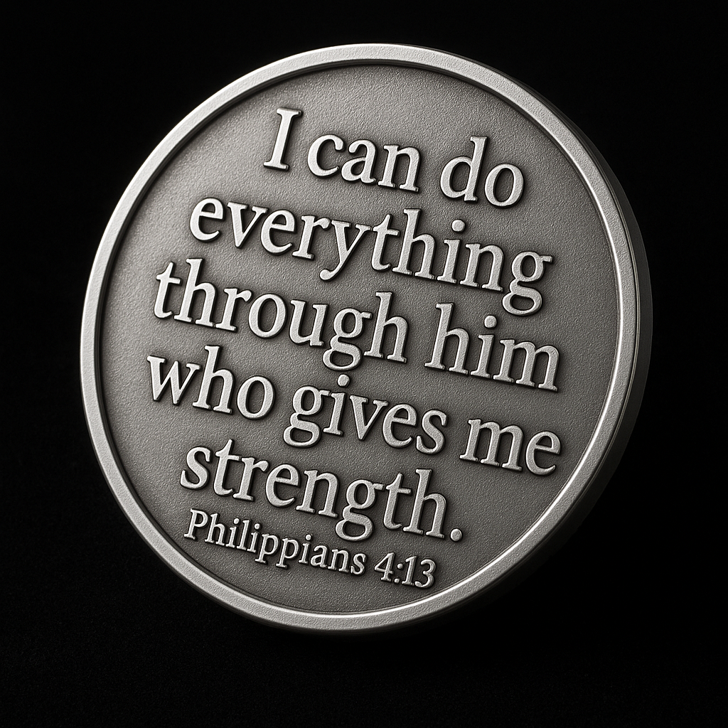 I can do everything through him | Billet Coin