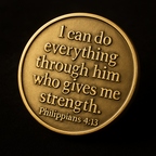 I can do everything through him | Billet Coin