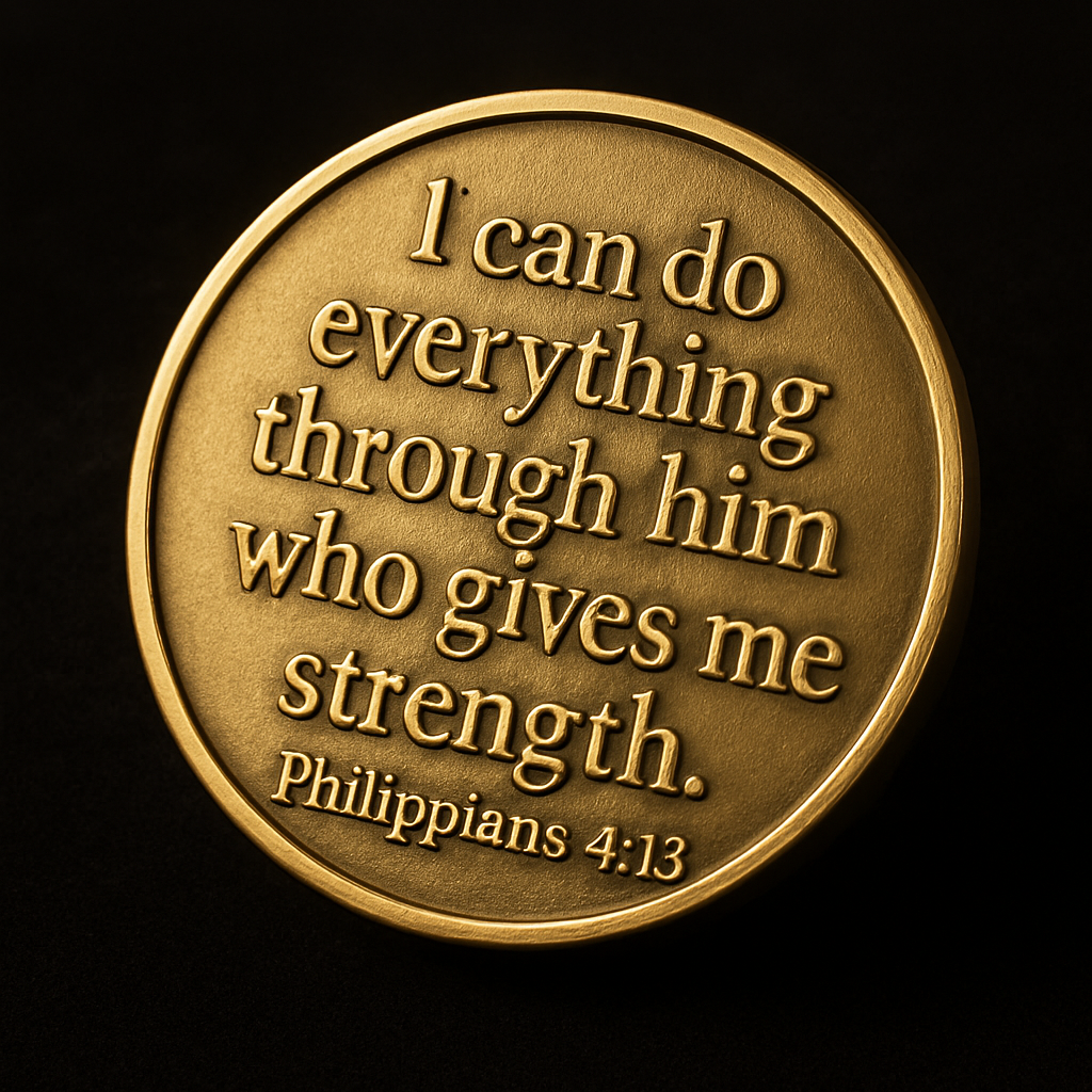 I can do everything through him | Billet Coin