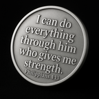 I can do everything through him | Billet Coin